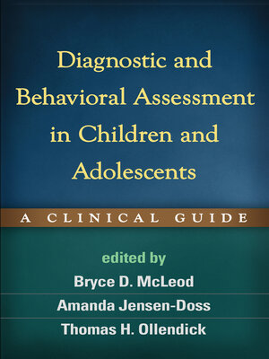 cover image of Diagnostic and Behavioral Assessment in Children and Adolescents